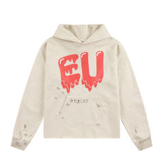 Saint Michael Drip Art Vintage Street‑wear Hoodie