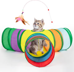 3 Way Collapsible Cat Tunnel