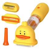 4-in-1 Pet Grooming & Cleaning Kit - Adorable Duck Design for Hassle-Free Pet Care