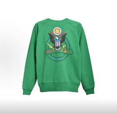 Saint Michael Eagle Seal Vintage Oversized Crewneck
