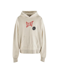 Saint Michael Minimal Retro Logo Street‑wear Hoodie