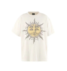 Saint Michael Sun Face Freak Is Sacred Print T‑Shirt