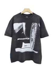 Saint Michael Tire Racing Graphic T‑Shirt