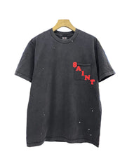 Saint Michael Red Letter Pocket T‑Shirt