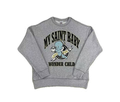 Saint Michael Nostalgic Angel Baby Street‑wear Crewneck