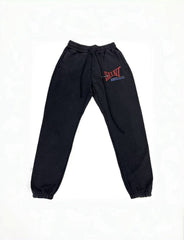 Saint Michael Letter Script Graphic Fleece Jogger Pants