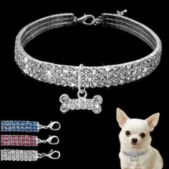 Bling Bone Rhinestone Collar
