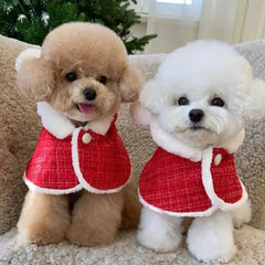 Christmas hood with plush ears