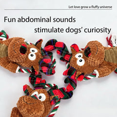 Christmas Reindeer Dog Toy — a festive companion made for merry playtime.