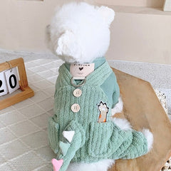 Plush Dinosaur Jumpsuit