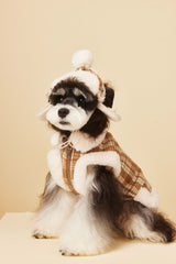 Fleece-Lined Sleeveless Plaid Vest