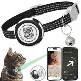 GPS Cat Collar with Airtag Holder & Reflection