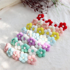 Knitted Flower Collar