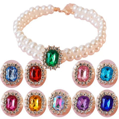 Pearl Collar Luxury Bling Crystal Jewelry
