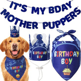 Pet Birthday Party Set: Banner, Hat, and Neckerchief 🎉
