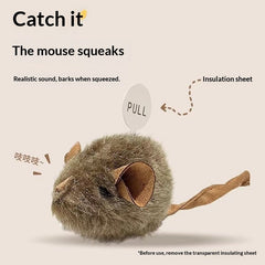 Simulation Squeaking Mouse Toy