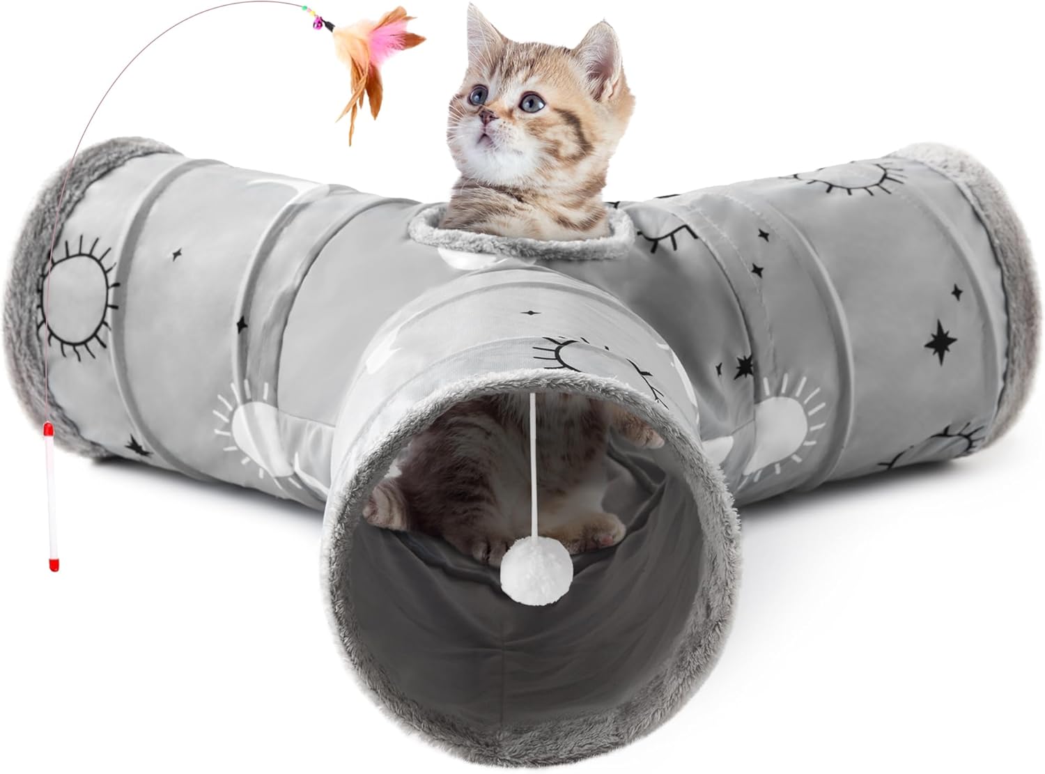 3 Way Collapsible Cat Tunnel