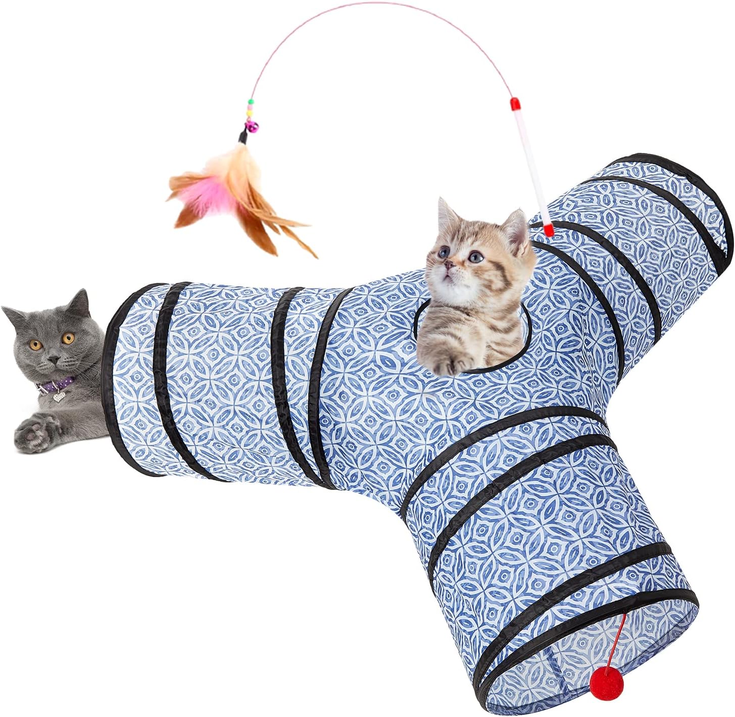 3 Way Collapsible Cat Tunnel