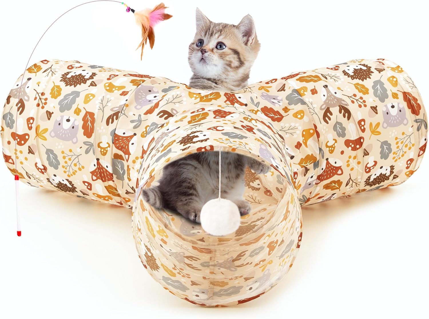 3 Way Collapsible Cat Tunnel