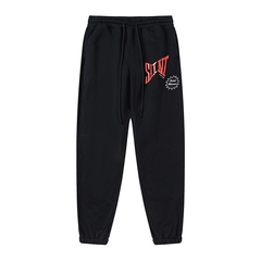 Saint Michael Badge Graphic Fleece Jogger Pants