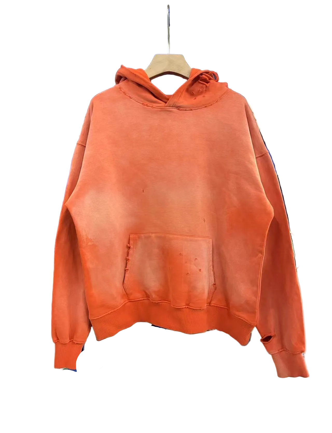 Saint Michael Gradient SAINT Graphic Cropped Hoodie
