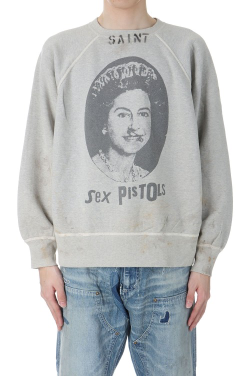 Saint Michael Sex Pistols Punk Vintage Oversized Crewneck
