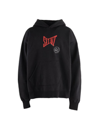 Saint Michael Minimal Retro Logo Street‑wear Hoodie