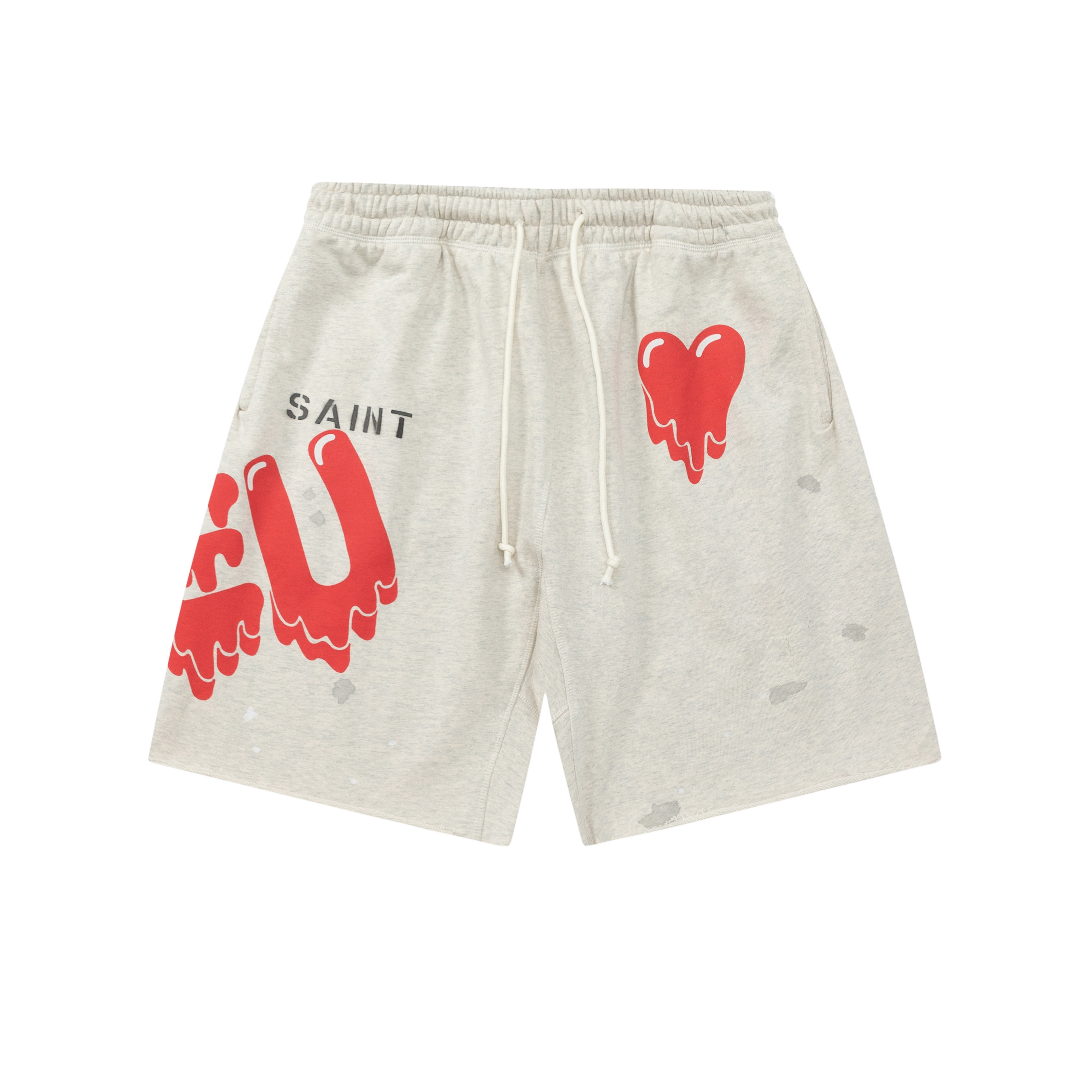 Saint Michael Melting Heart Graphic Shorts