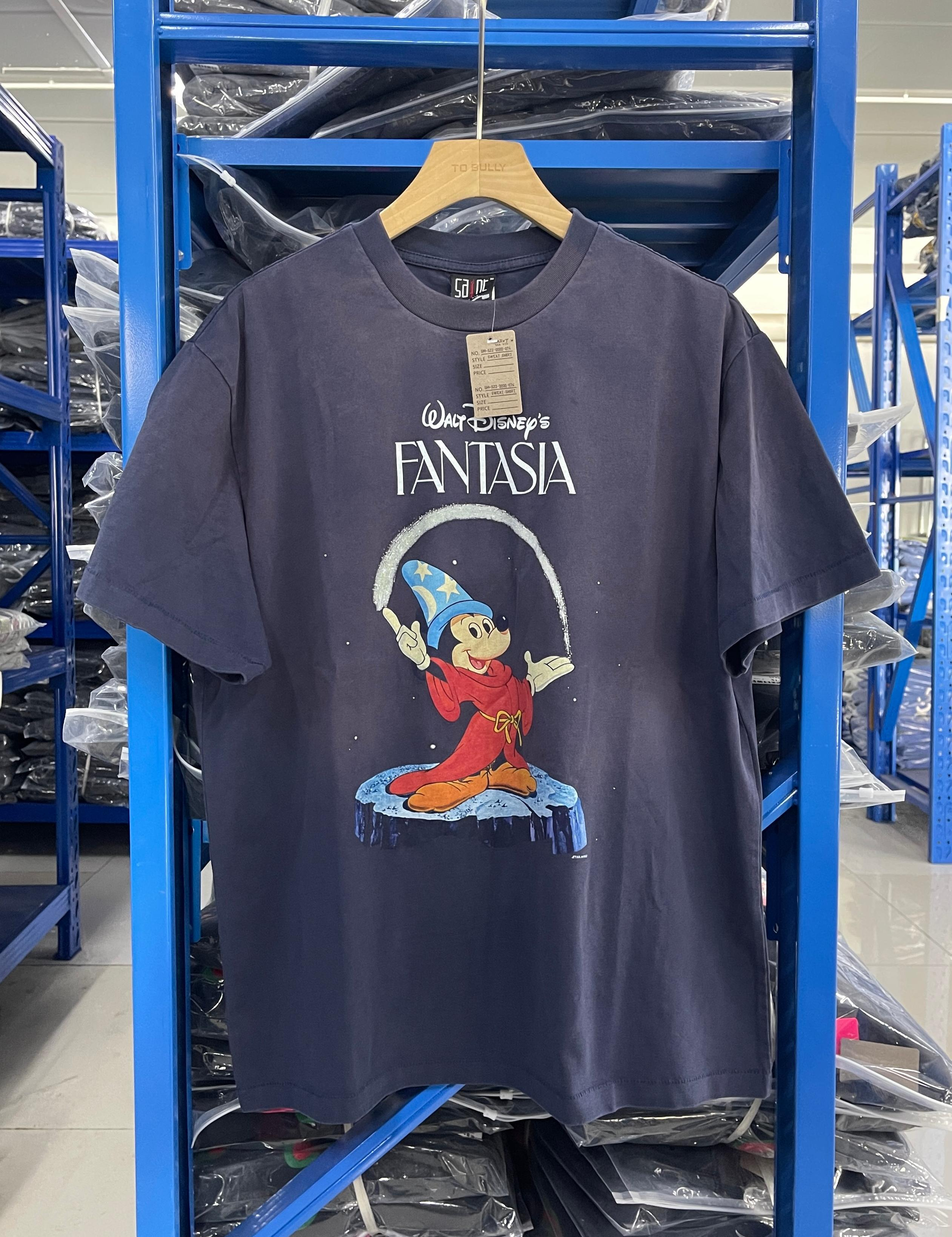 Saint Michael Sorcerer Mickey Fantasia Print T‑Shirt
