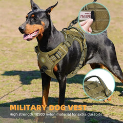 Adjustable Anti-Pull Harness with MOLLE System