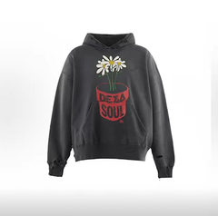 Saint Michael Daisy Graphic Oversized Hoodie
