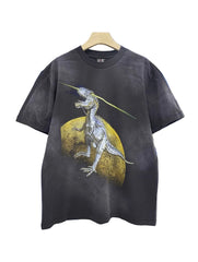 Saint Michael Cyber Dinosaur Print T‑Shirt