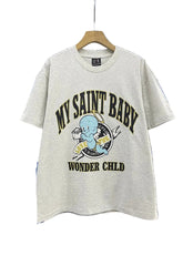 Saint Michael Cartoon Angel Baby Print T‑Shirt