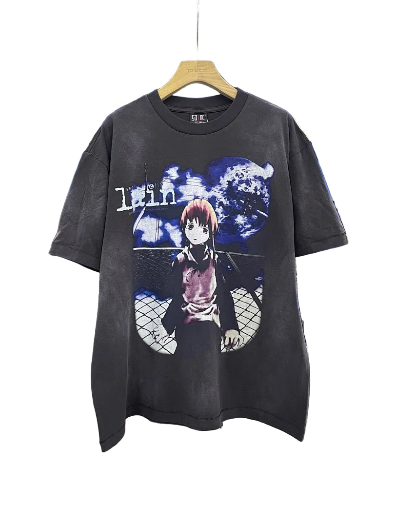 Saint Michael Retro Anime Print T‑Shirt