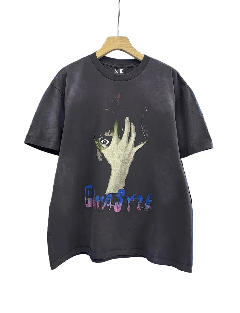 Saint Michael Horror Anime Print T‑Shirt