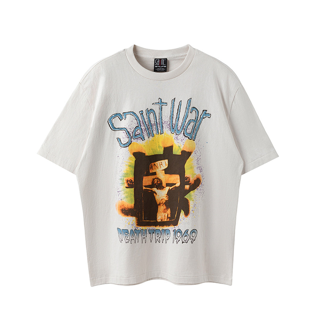 Saint Michael Saint War 1969 Print T‑Shirt