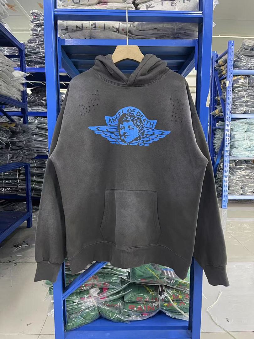 Saint Michael Angel Graphic Oversized Hoodie