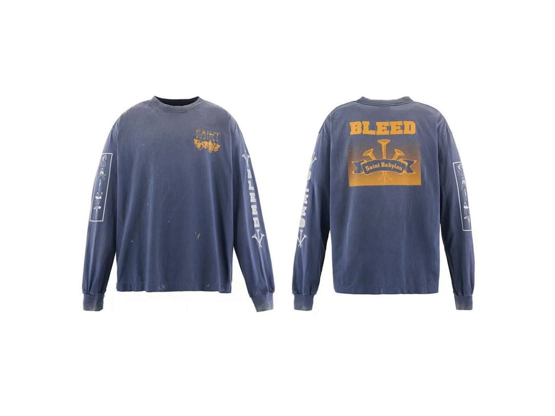 Saint Michael Bleed Graphic Long Sleeve
