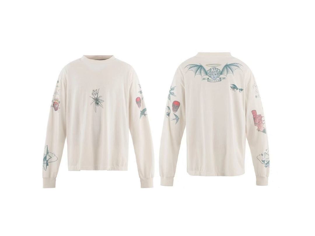 Saint Michael Tattoo Art Long Sleeve
