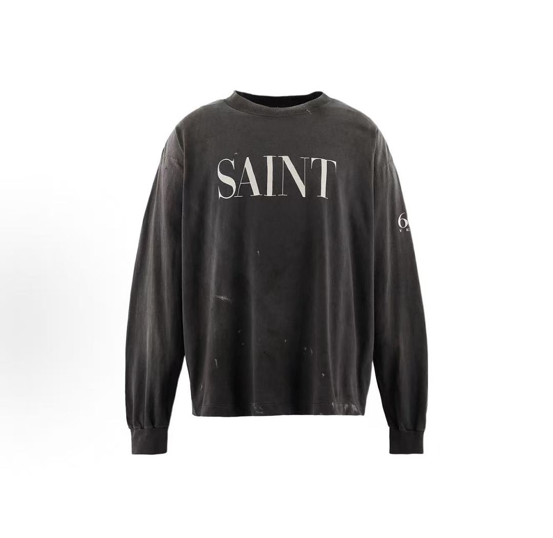 Saint Michael SAINT Logo Long Sleeve