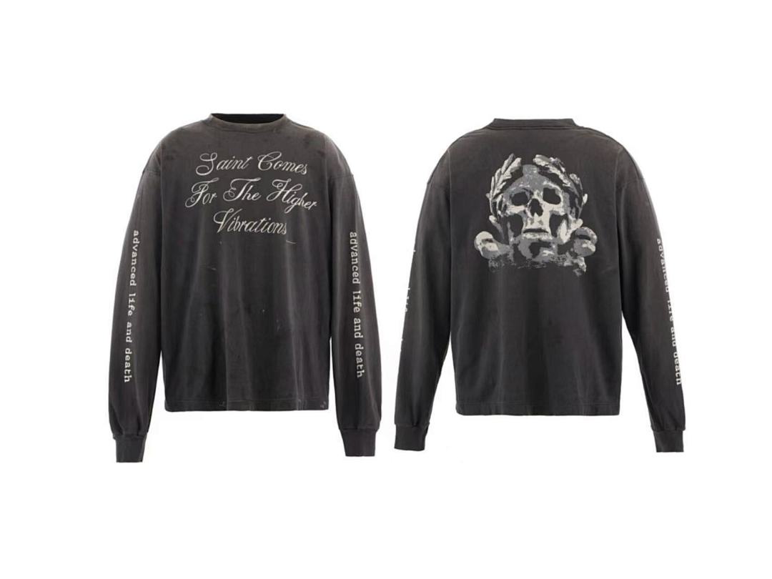 Saint Michael Laurel Skull Long Sleeve
