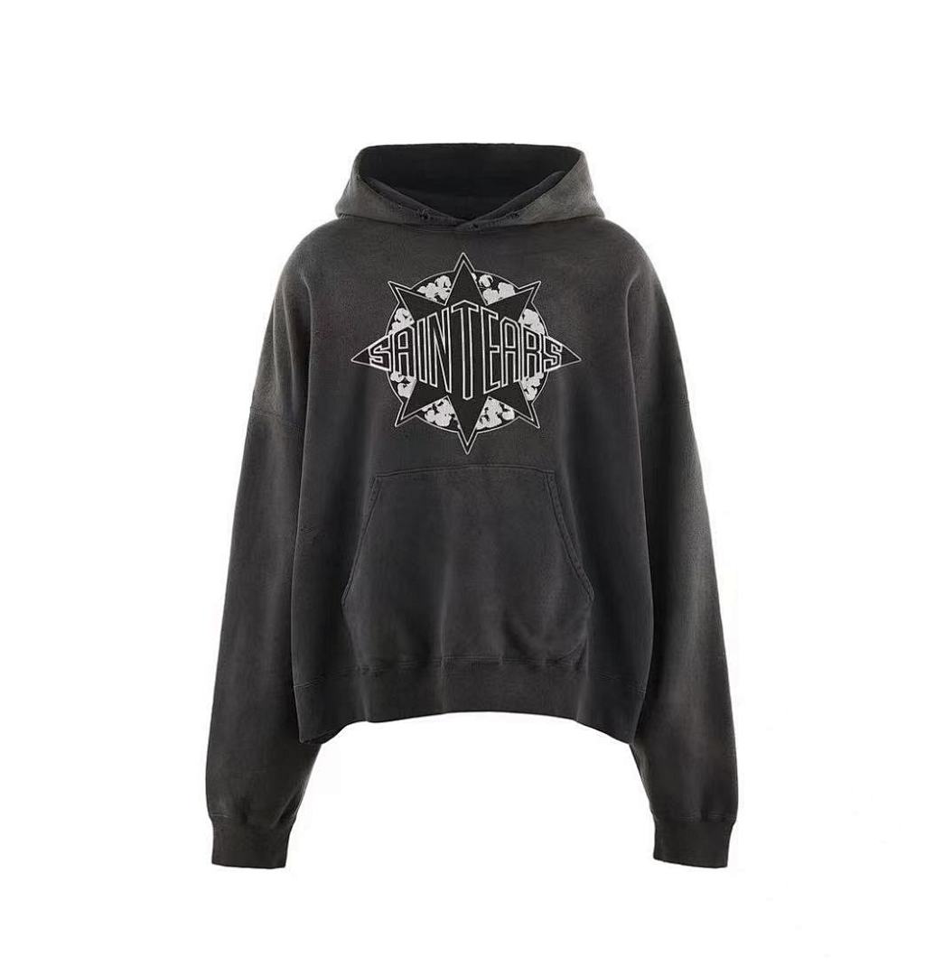 Saint Michael Saint Tears Star Oversized Hoodie