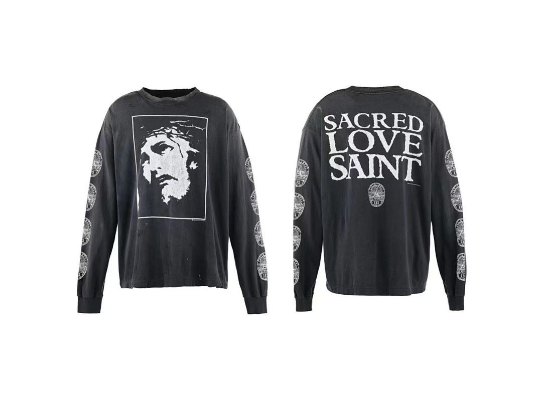 Saint Michael Sacred Love Saint Graphic Long Sleeve