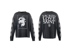 Saint Michael Sacred Love Saint Graphic Long Sleeve