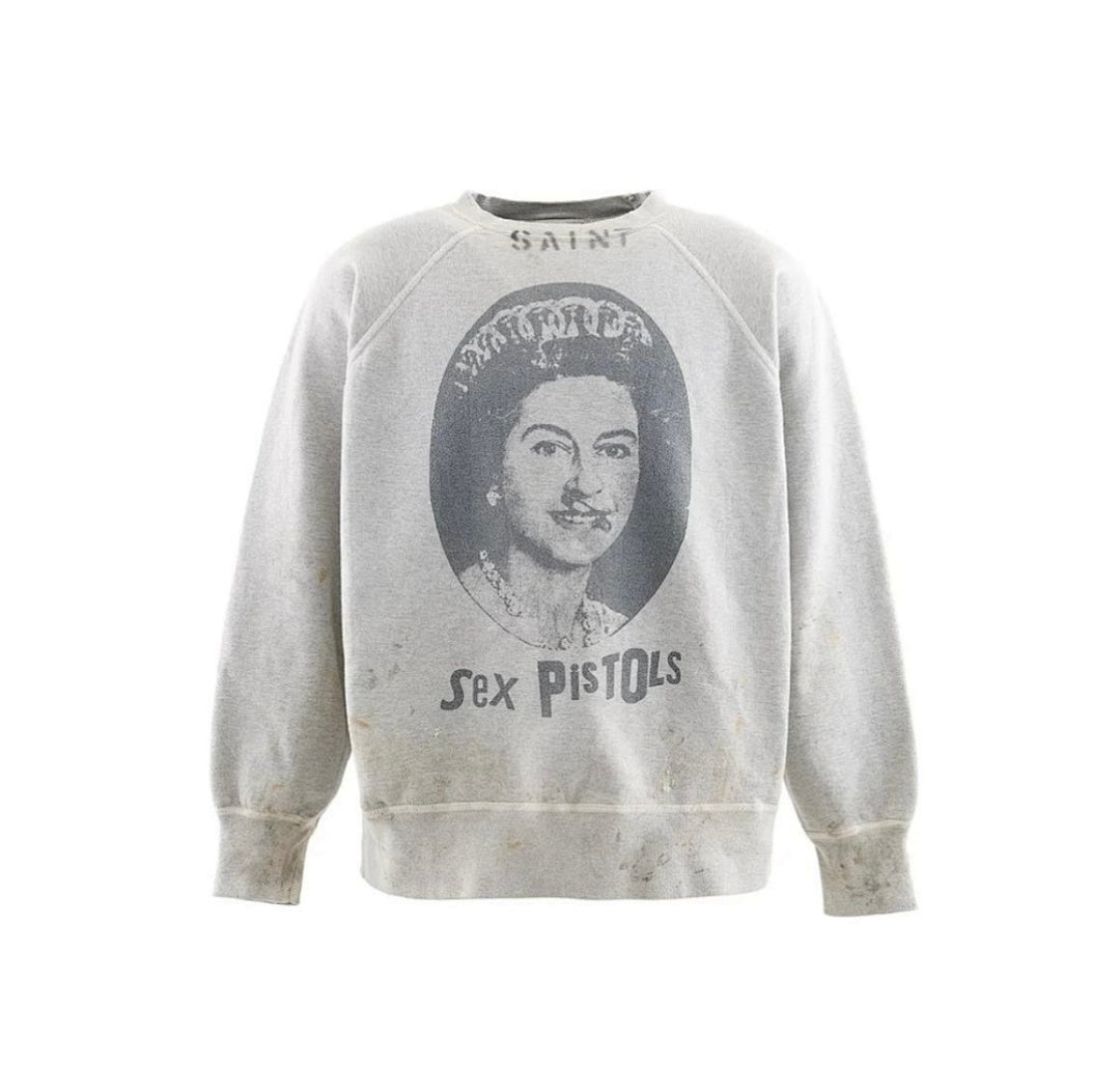 Saint Michael Sex Pistols Punk Vintage Oversized Crewneck