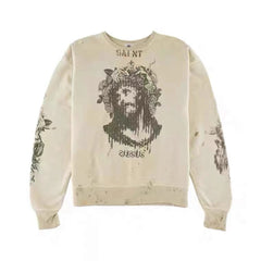 Saint Michael Rose Jesus Crewneck