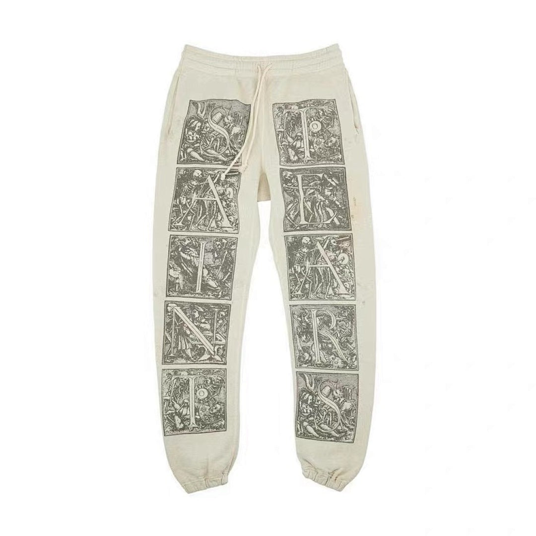 Saint Michael Vintage Art Graphic Fleece Jogger Pants