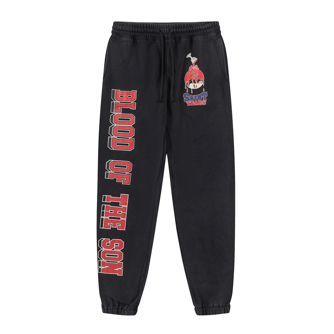Saint Michael Graphic Fleece Jogger Pants