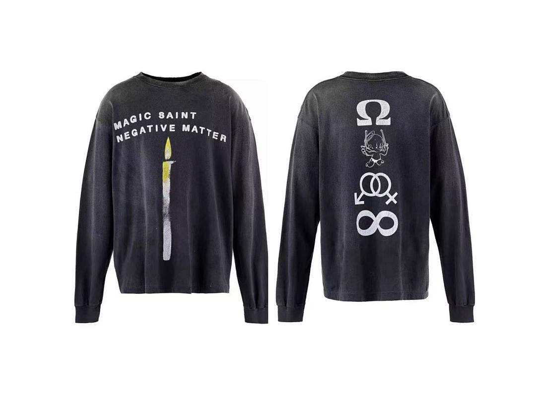 Saint Michael Candle Symbol Long Sleeve