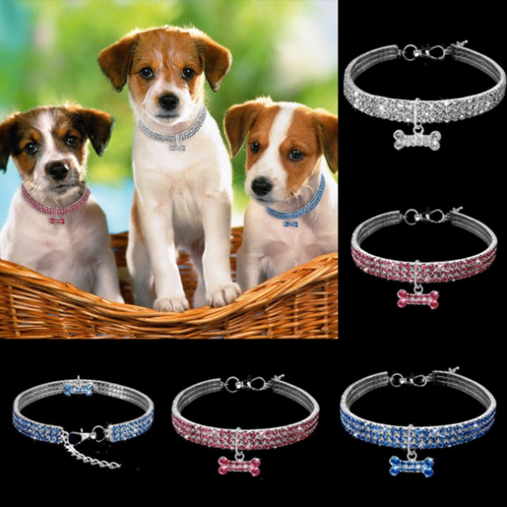 Bling Bone Rhinestone Collar